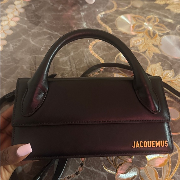 Jacquemus Black Mini Bag with Gold Accents - Picture 10 of 11